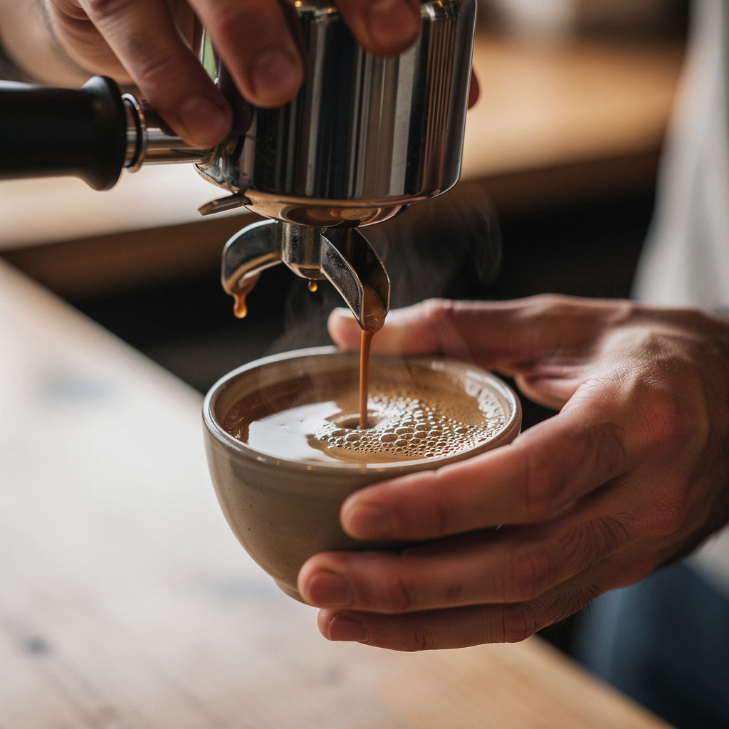 Bean Haven Austin barista crafting specialty coffee in Austin, TX using premium coffee beans and expert brewing techniques